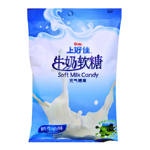 oishi soft milk candy 120g