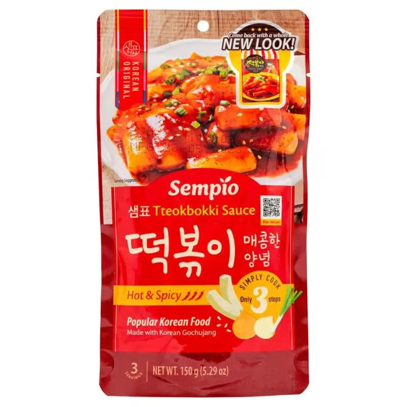 sempio topokki sauce hot&spicy 150g