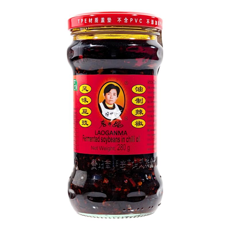 laoganma fermented soybeans in chilli oil 280