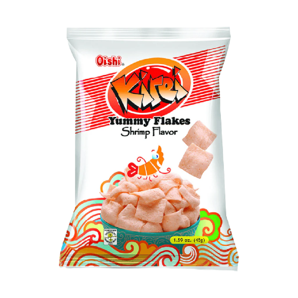 oishi kirei yummy flakes shrimp 45g