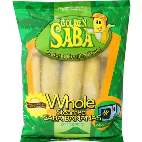 GOLDEN SABA sliced steamed banana 454g