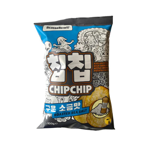 kauboi chipchip roasted sea salt 100g