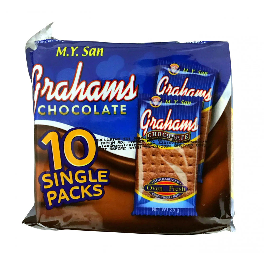 my san grahams chocolate 10x25g