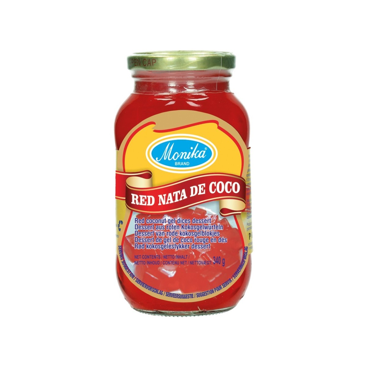 Monika nata de coco red 340g