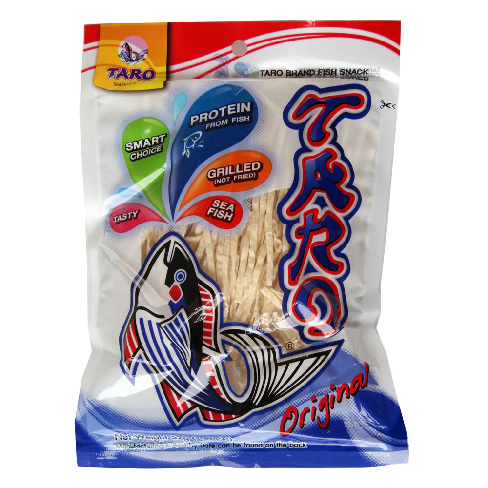 taro fish snack orig flvr