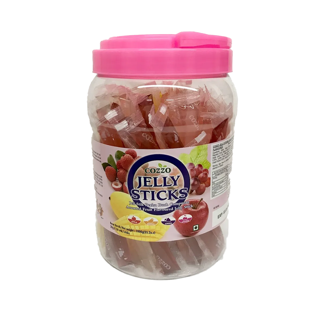 cozzo jelly sticks assorted 1000g