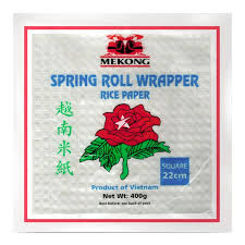 mekong rice paper wrapper 22cm 400g