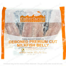 Fisherfarms milkfish deboned belly bistek 350-450g