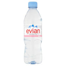 Evian mineral water 50cl