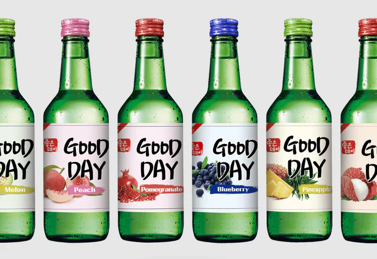 jinro chamisul soju peach 13% 360ml