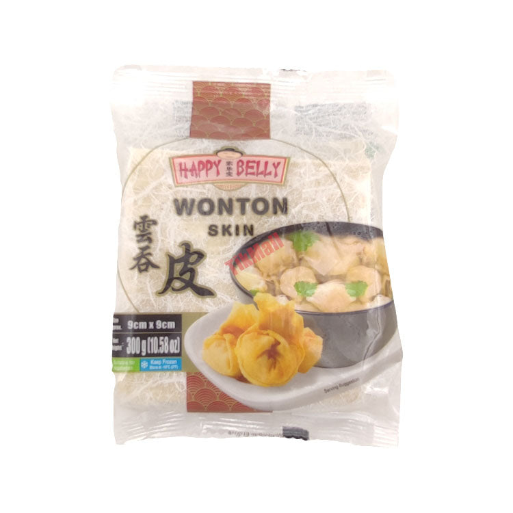tyj happy belly wonton skin 300g