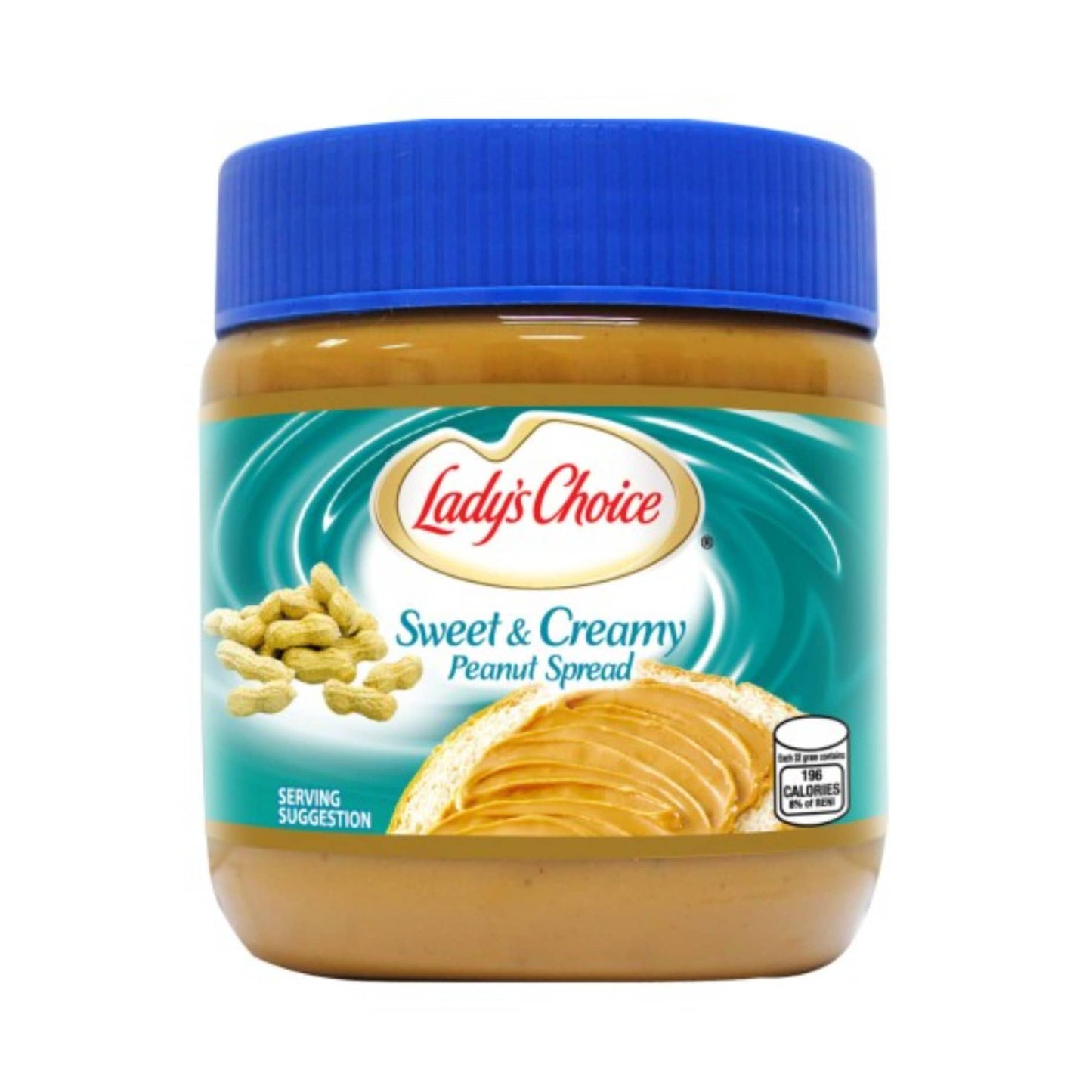 ladys choice smooth peanut butter 340g