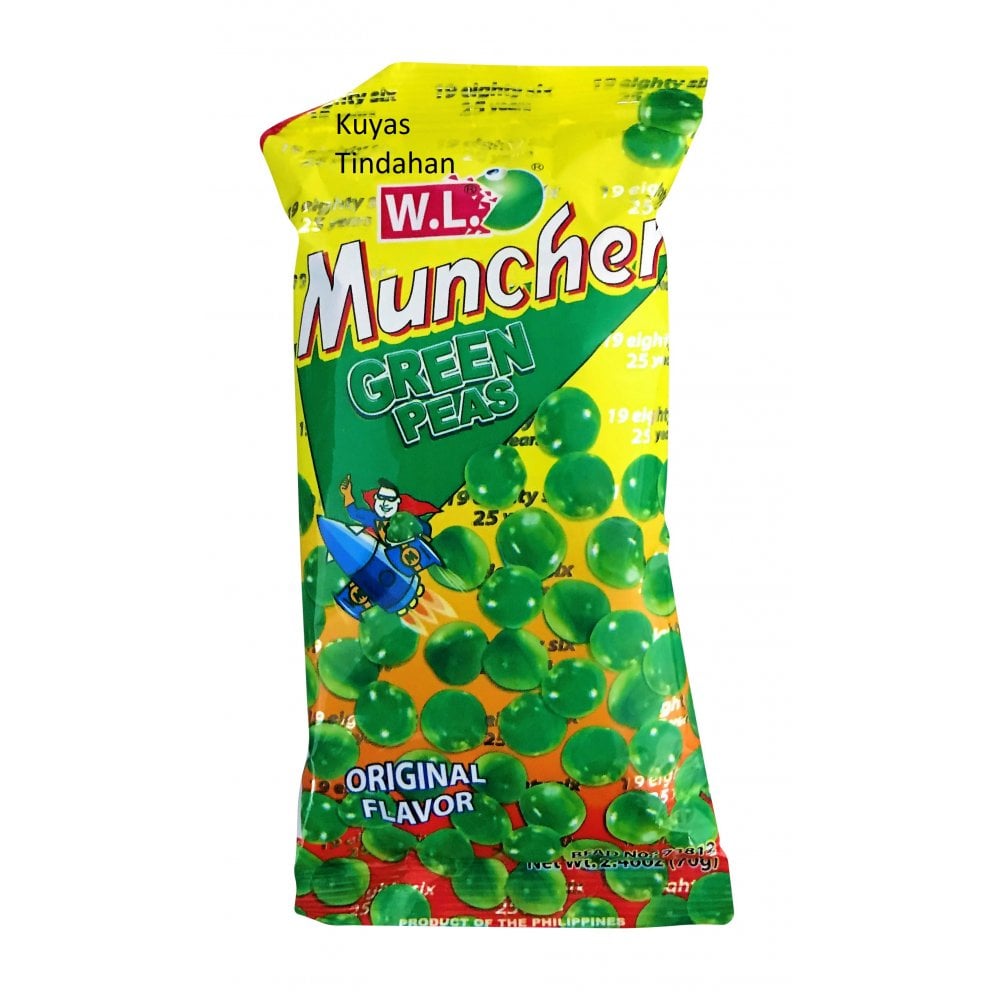 W.L Muncher Green Peas 70g