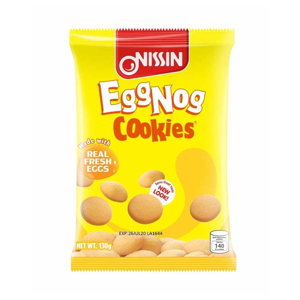 nissin eggnog cookies 130g