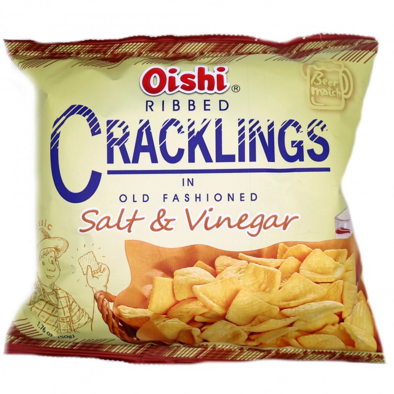 oishi ribbed crackling 50g