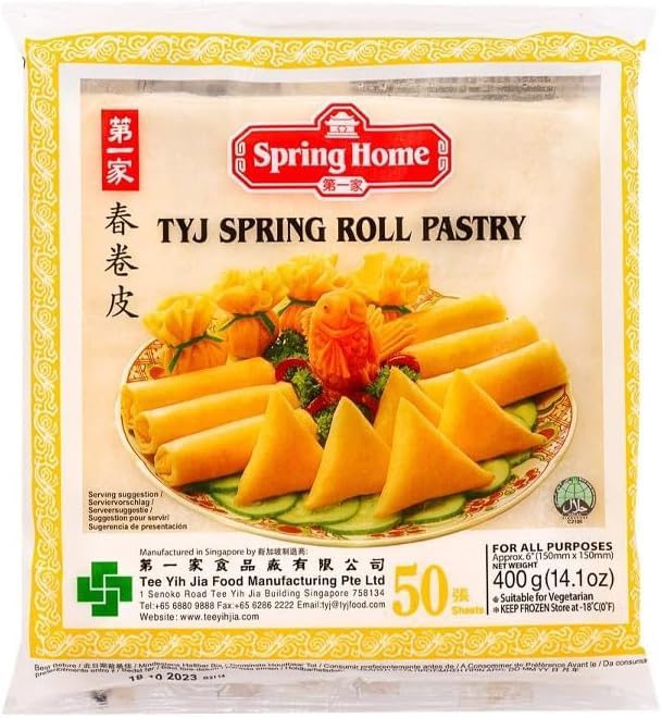 TYJ spring roll pastry 6"x50s