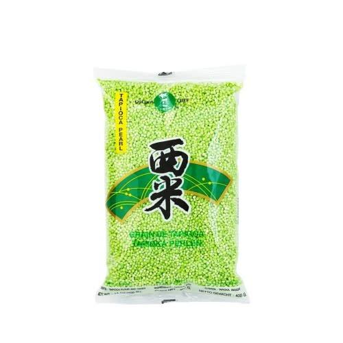 golden chef tapioca pearl green 400g