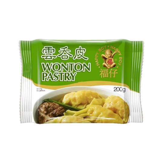 Happy boy wonton pastry 200g