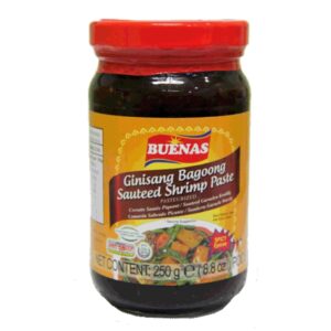 buenas ginisang bagoong hot 250g