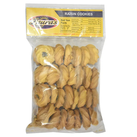 lauras raisin cookies 250g