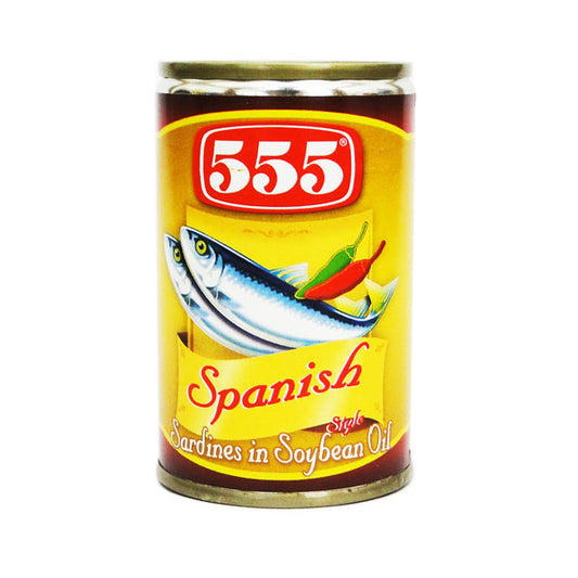 555 spanish sardines in soybean oil 155g