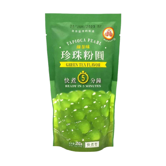 wfy tapioca pearl green tea 250g