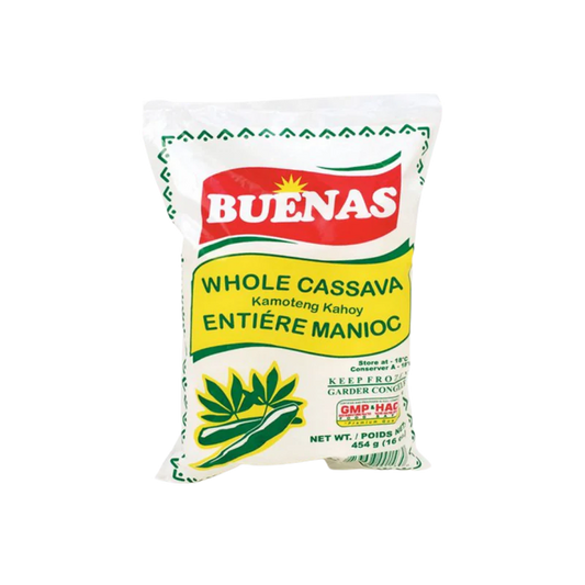 buenas whole cassava 454g 454g