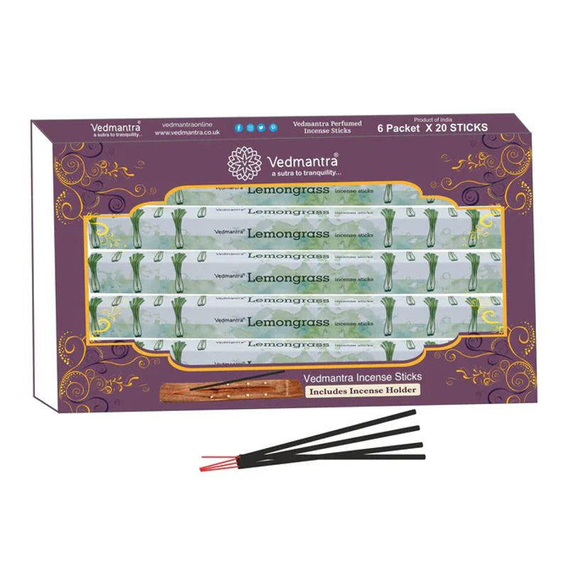 vedmantra incense sticks lemongrass