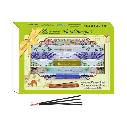 vedmantra floral assorted variety pack incense sti