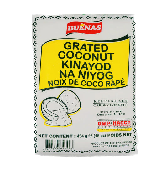 buenas grated coconut 454g
