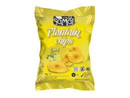 samai plantain lime chips 70g