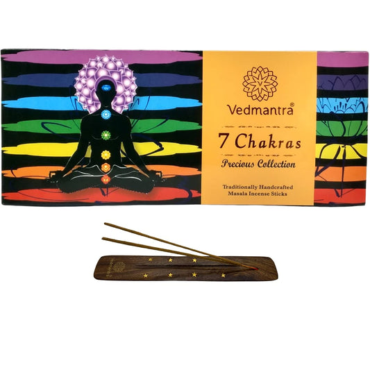 vedmantra 7 chakras precious collection incense