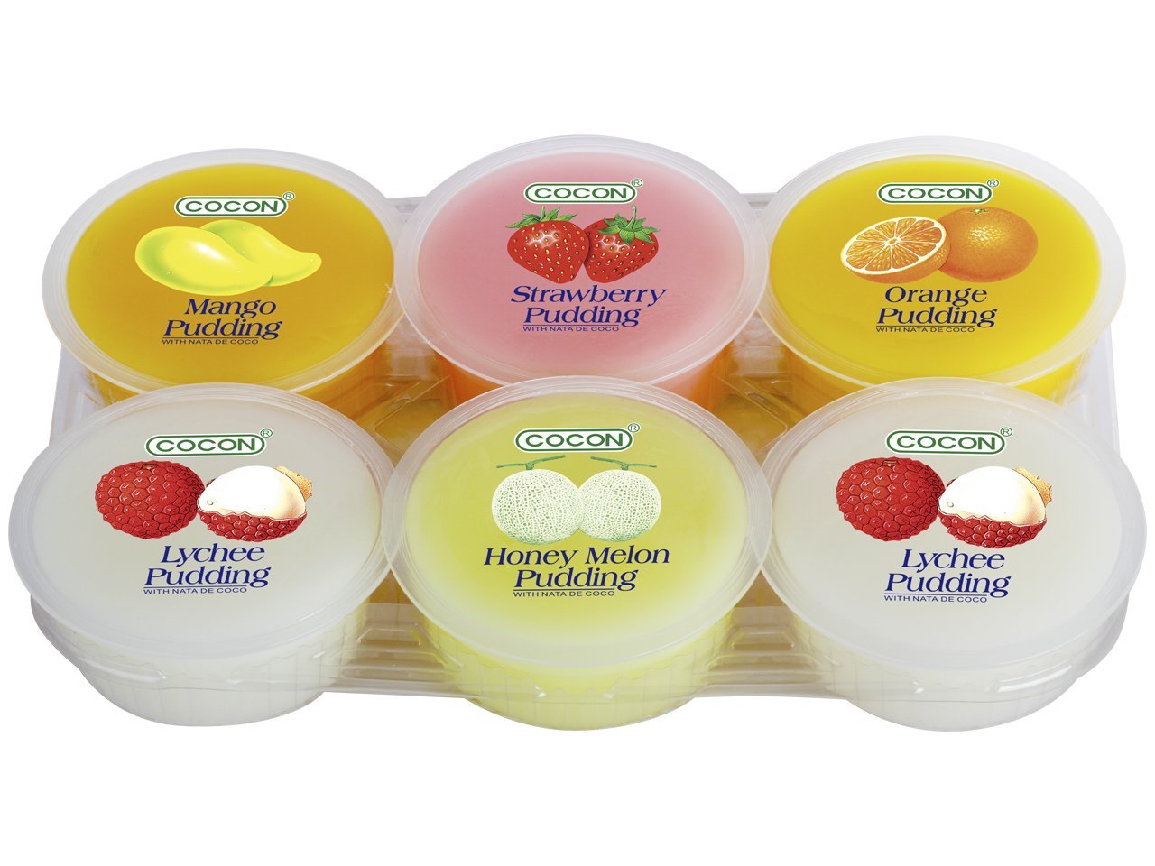 cocon nata de coco pudding assorted
