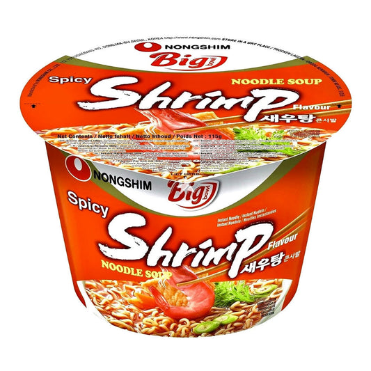 nongshim big bowl spicy shrimp 115g