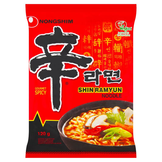 nongshim shin ramyum gourmet spicy 120g