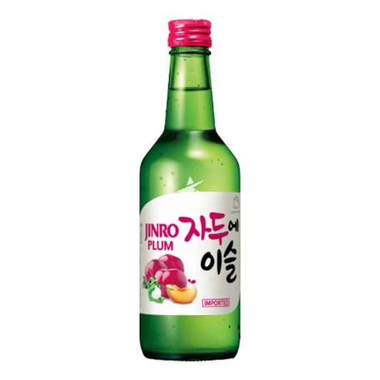jinro chamisul soju plum 13% 360ml