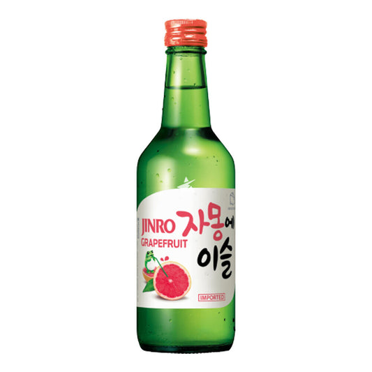 jinro chamisul soju grapefruit 13% 360ml
