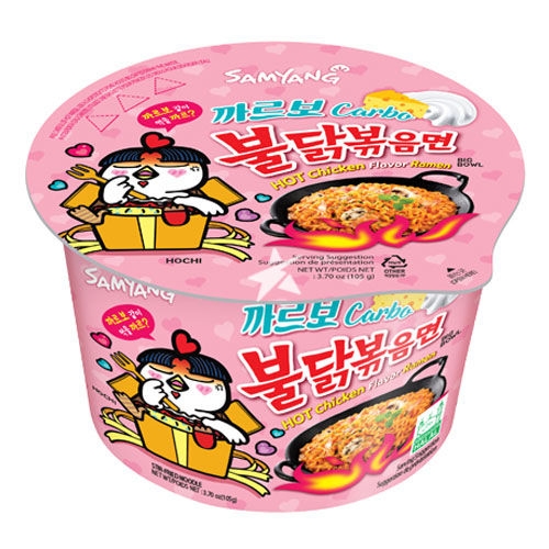 samyang carbonara hot chicken bowl 105g