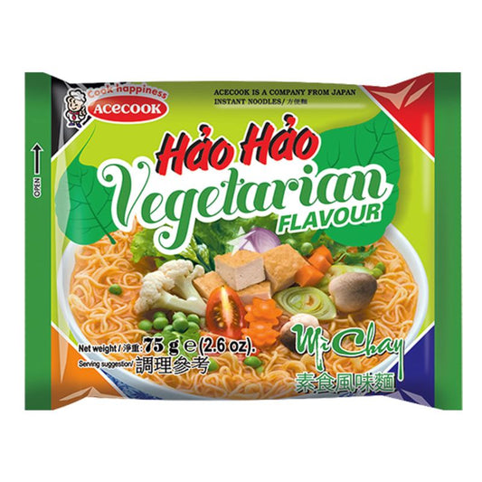 acecook haohao vegetable noodles 75g