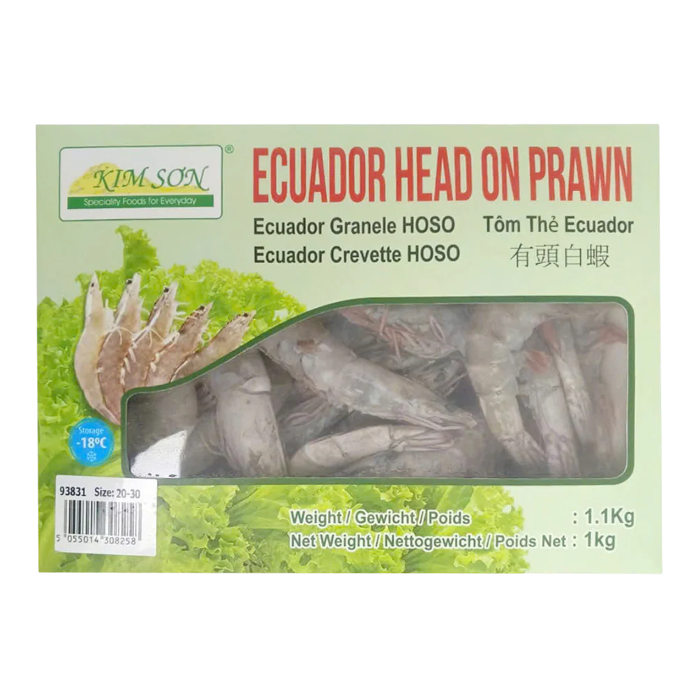 Kim Son head on prawn 20/30 1kg