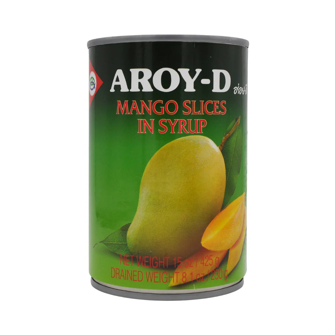 aroy d mango slices in syrup 425g