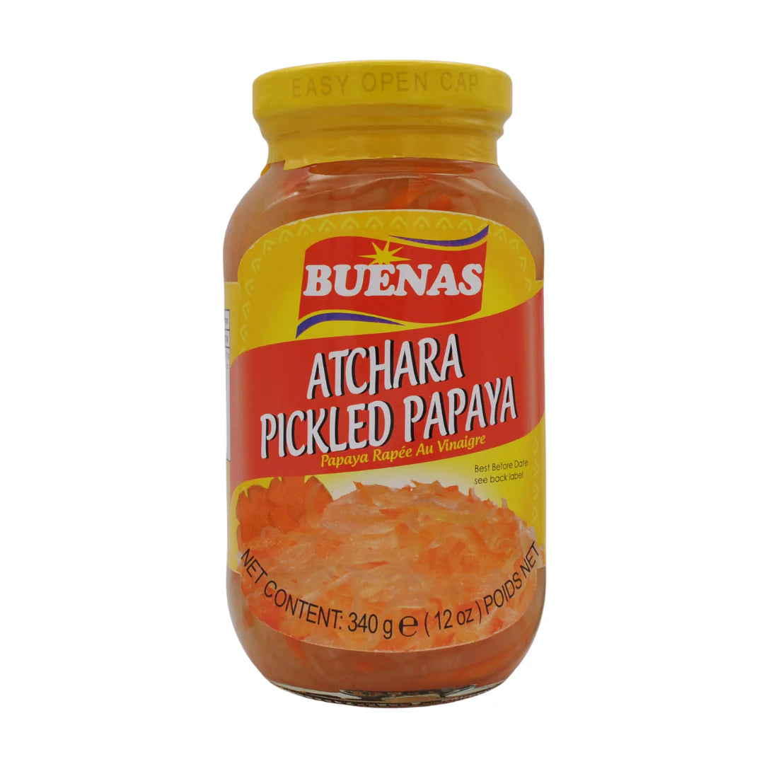 buenas atchara pickled papaya 340g