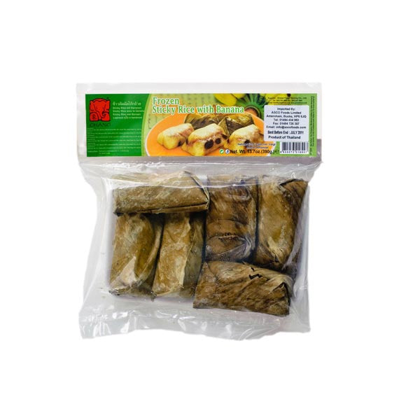 chang sticky rice with banana 390g