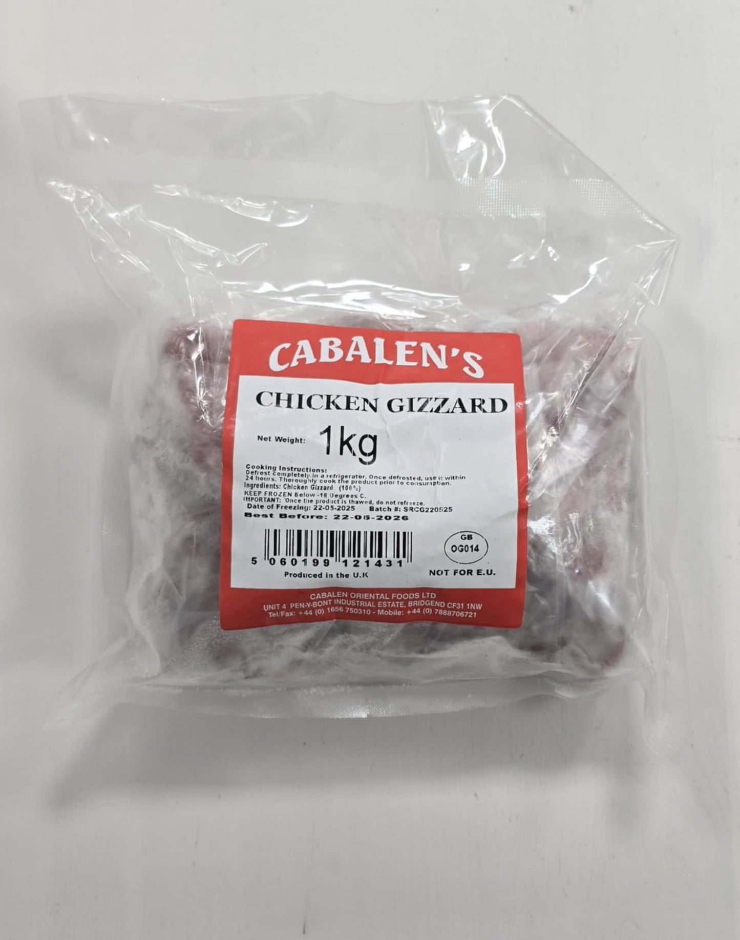 cabalens chicken gizzard 1kg