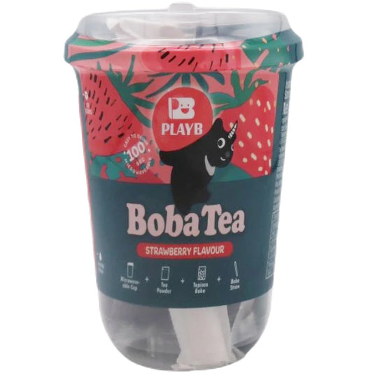play b boba tea strawberry flvr 85g