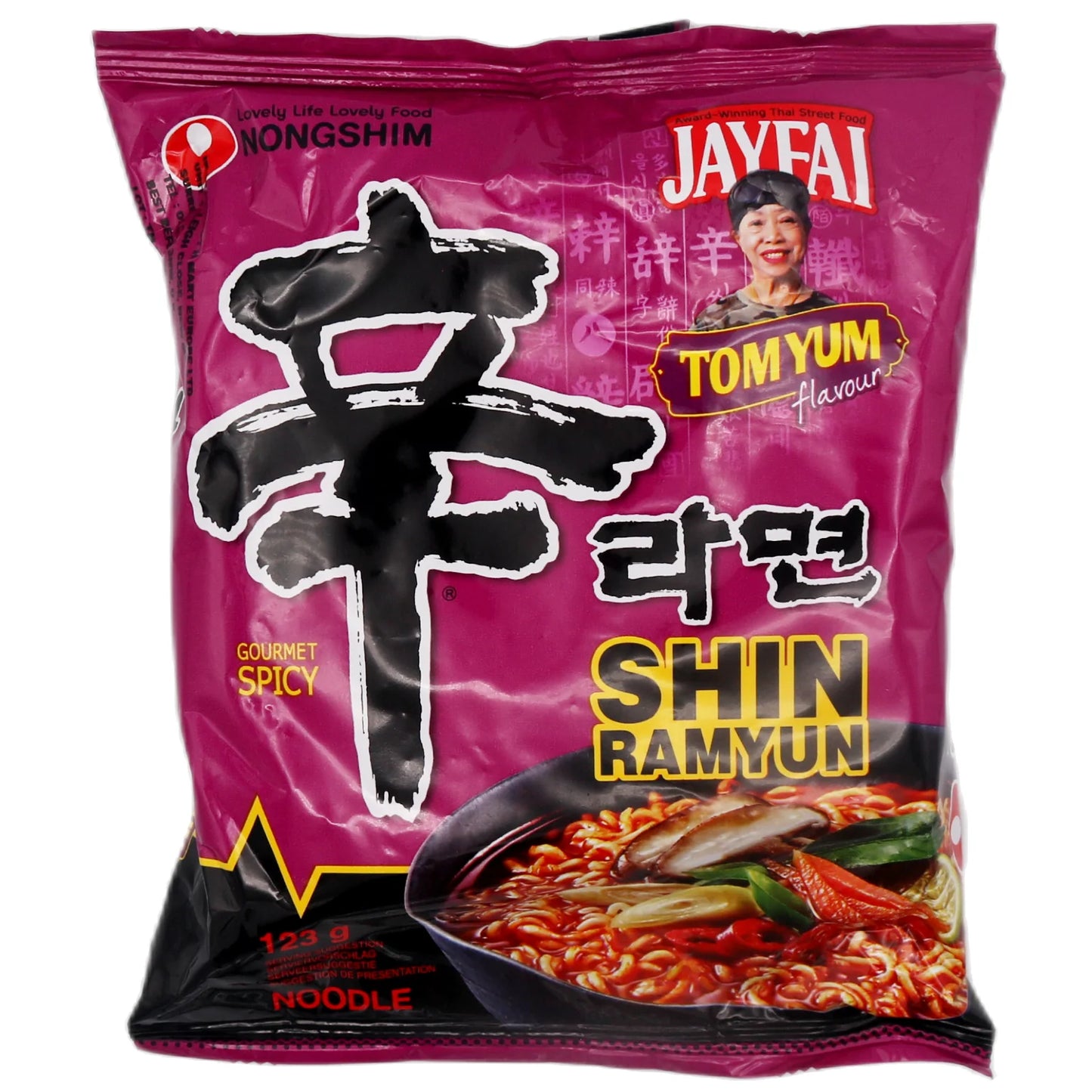 nongshim shin ramyun tomyum 123g
