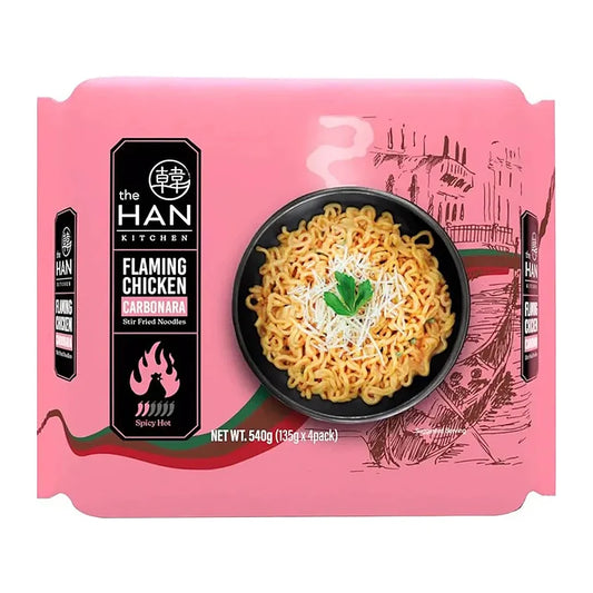 han kitchen flaming chicken carbonara 135g