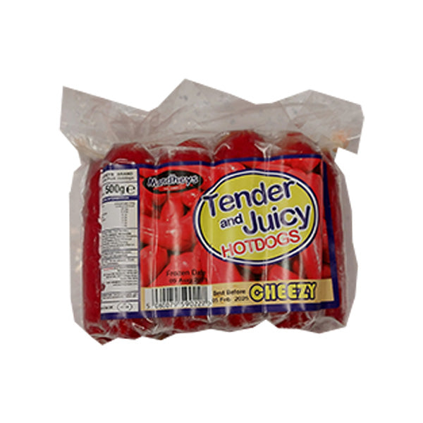 mandheys cheese hotdog 500g