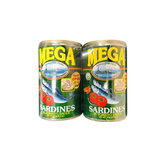 mega sardines tomato twin pack 2x155g