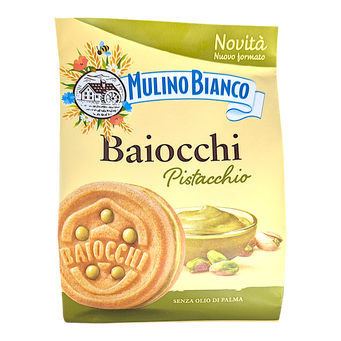 mulino bianco baiocchi pistacchio 240g